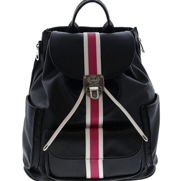 Court Couture Hampton Striped Tennis Backpack Racquet Pickleball Sling Bag Black main image 5
